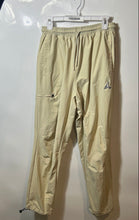 Load image into Gallery viewer, Jordan Mens Beige Essentials Woven Elastic Waist Drawstring Track Pants Size L