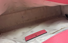 Load image into Gallery viewer, Kate Spade New York Womens Carson Pink Leather Chain Strap Flap Shoulder Purse