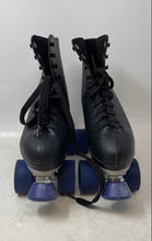 Load image into Gallery viewer, Chicago Mens Classic Rink Black Lace-Up High Top Quad Roller Skates Size 6