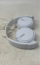 Load image into Gallery viewer, Sony MDR-ZX110 ZX Series White Wired Over The Ear Headphones Not Tested
