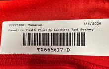 Load image into Gallery viewer, Fanatics Boys Red NHL Florida Panthers Aleksander Barkov #16 Jersey Size L/XL