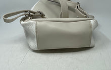 Load image into Gallery viewer, Nine West Womens White Monogram Outer Pockets Adjustable Strap Zipper Backpack