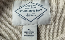 Load image into Gallery viewer, St. John's Bay Mens Beige Cotton Long Sleeve Crew Neck Pullover Sweater Size XL