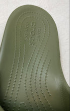 Load image into Gallery viewer, Crocs Unisex Bayaband Dark Green Open Toe Slide Sandals Size M 10 W 12