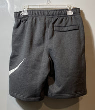 Load image into Gallery viewer, Nike Mens Gray Sportswear Club Graphic Logo Fleece Training Sweat Shorts Size S