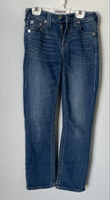 Load image into Gallery viewer, True Religion Womens Jennie Blue Denim Stretch Curvy Straight Leg Jeans Size 25W