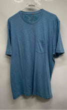Load image into Gallery viewer, Tasso Elba Mens Blue Cotton Short Sleeve Pullover T-Shirt Size Large