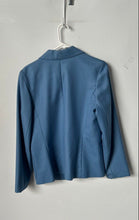 Load image into Gallery viewer, Mairi Macintyre Womens Blue Long Sleeve Notch Lapel Two-Button Blazer Size 14