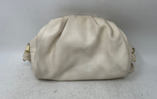 Load image into Gallery viewer, Nanette Lepore Womens White Leather Pleated Inner Pocket Crossbody Purse