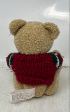 Load image into Gallery viewer, Vintage HugFun Plush Teddy Bear Stuffed Animal Toy Wearing Holidays Sweater