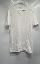 Load image into Gallery viewer, Womens White Cotton Short Sleeve Made In Italy Pullover T-Shirt Size XL