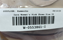 Load image into Gallery viewer, Zara Womens Pink Round Toe Lace-Up Low Top Sneaker Shoes Size EUR 40