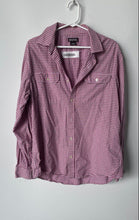 Load image into Gallery viewer, Michael Kors Mens Multicolor Plaid Print Long Sleeve Button-Up Shirt Size L