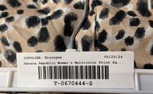 Load image into Gallery viewer, Banana Republic Womens Multicolor Animal Print Pockets Hayden Ankle Pants Sz 14