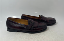 Load image into Gallery viewer, Cole Haan Mens Pinch Buckle Kiltie Brown Leather Loafer Dress Shoes Size 9.5