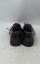 Load image into Gallery viewer, Natha Studio Mens Dark Brown Leather Lace-Up Derby Dress Shoes Size 10