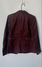 Load image into Gallery viewer, J.Crew Womens Burgundy Cotton Long Sleeve Pockets Snap Front Field Jacket Size S