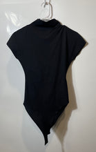 Load image into Gallery viewer, Zara Womens Black Sleeveless Mock Neck Bodysuit Blouse Top Size Small