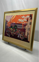 Load image into Gallery viewer, Melanie Taylor Kent Portraits In The Park Gold-Tone Framed Art Painting