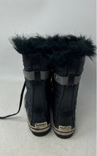 Load image into Gallery viewer, Sorel Girls Tofino II NY2419-010 Black Faux Fur Ice Winter Snow Boots Size 3