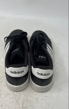 Load image into Gallery viewer, Adidas Boys Grand Court EF0102 Black White Low Top Lace-Up Sneaker Shoes Size 4
