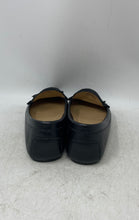 Load image into Gallery viewer, Michael Kors Womens Black Leather Lock Charm & Bow Slip-On Loafer Shoes Size 6M