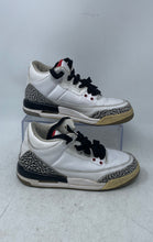 Load image into Gallery viewer, Nike Boys Air Jordan 3 398614-105 White Lace-Up Basketball Shoes Size 4.5Y