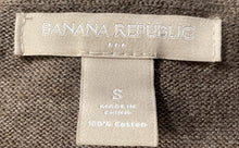 Load image into Gallery viewer, Banana Republic Womens White Brown Striped Print Long Sleeve Sweater Dress Sz S