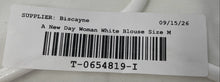 Load image into Gallery viewer, A New Day Womens White Short Ruffle Sleeve Square Neck Cropped Blouse Top Size M