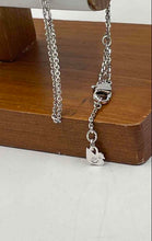 Load image into Gallery viewer, Authentic Swarovski Women's Silver Tone Necklace