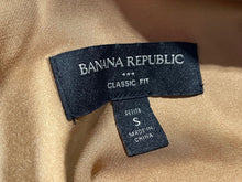 Load image into Gallery viewer, Banana Republic Womens Brown Long Sleeve Classic-Fit Button-Up Shirt Size S