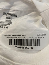 Load image into Gallery viewer, True Religion Mens White Cotton Short Sleeve Pullover T-Shirt Size Small