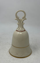 Load image into Gallery viewer, Lenox Renaissance Collectible White Gold Trim Home Decorative Porcelain Bell