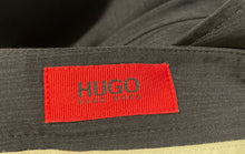 Load image into Gallery viewer, Hugo Boss Womens Black Flat Front Belt Loops Hook And Bar Dress Pants Size 34R