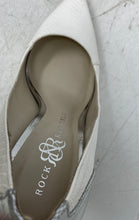 Load image into Gallery viewer, Rock Republic Womens Deliah White Silver Slip-On Stiletto Pump Heels Size 8.5M