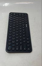 Load image into Gallery viewer, Jelly Comb Model KUS045 Black Circular Keys Portable Wireless Keyboard No Tested