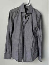 Load image into Gallery viewer, Hugo Boss Mens Gray Slim Fit Long Sleeve Collared Dress Shirt Size 14 1/2 37