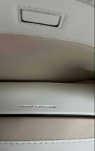 Load image into Gallery viewer, Calvin Klein Womens White Signature Print Leather Detachable Strap Satchel Bag