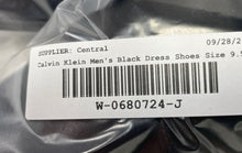 Load image into Gallery viewer, Calvin Klein Mens Bachman2 Black Square Toe Lace-Up Derby Dress Shoes Size 9.5M