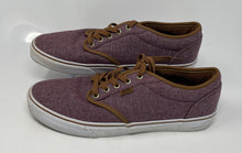 Load image into Gallery viewer, Vans Mens Atwood Burgundy Brown Low Top Lace-Up Sneaker Shoes Size 12