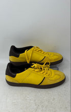 Load image into Gallery viewer, Zara Womens Yellow Black Leather Lace-Up Low Top Sneakers Shoes Size EUR 38
