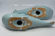 Load image into Gallery viewer, 2 Piece Light Blue Home Decorative Collectible Fish Figurine Ceramic
