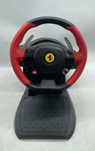 Load image into Gallery viewer, Thrustmaster Ferrari 458 Spider Black Red Racing Wheel And Foot Pedals Untested