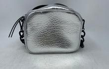 Load image into Gallery viewer, DKNY Womens Silver Black Adjustable Strap Shoulder Crossbody Purse