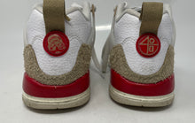 Load image into Gallery viewer, Authentic Nike Boys Air Jordan Spizike Low Red White Sneaker Shoes Size 5Y Worn