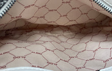 Load image into Gallery viewer, Aldo Womens White Black Strawberry Print Leather Adjustable Strap Crossbody Bag