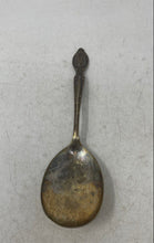 Load image into Gallery viewer, Vintage Silver-Tone Ornate Design Handle Collectible Serving Gravy Spoon