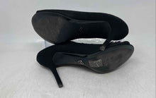 Load image into Gallery viewer, Michael Kors Womens Black Leather Embellished High Stiletto Slide Heels Size 9 M