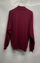 Load image into Gallery viewer, Visitor Poeta Moda Mens Red Knitted Long Sleeve Mock Neck Pullover Sweater Sz L