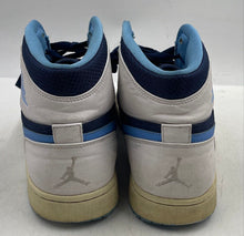 Load image into Gallery viewer, Authentic Nike Mens Jordan 1 Retro Blue White Sneaker Shoes Size 12 Worn Soles